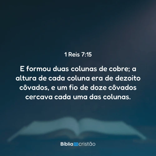 1 Reis 7:15