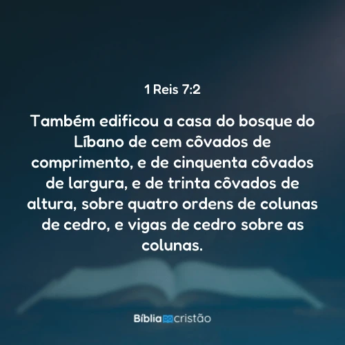 1 Reis 7:2