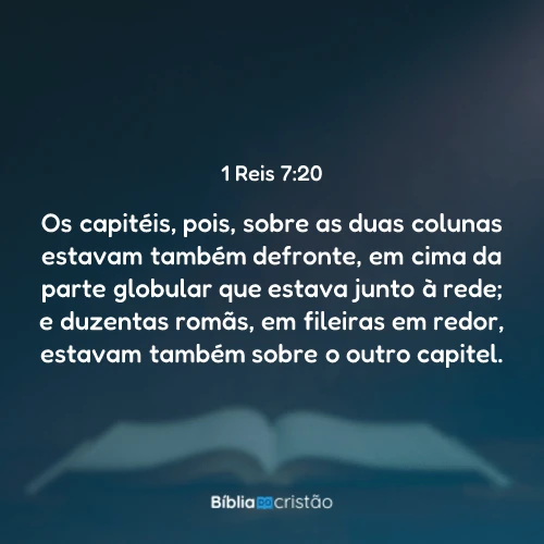 1 Reis 7:20