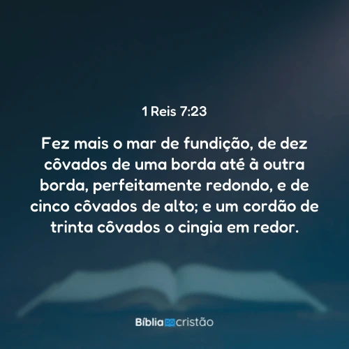 1 Reis 7:23