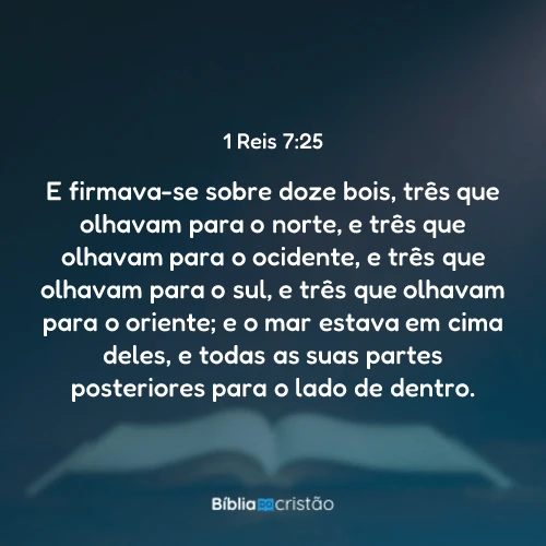1 Reis 7:25