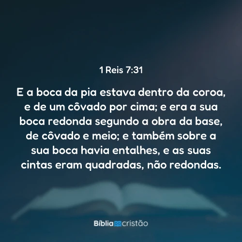 1 Reis 7:31