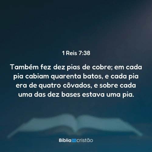 1 Reis 7:38