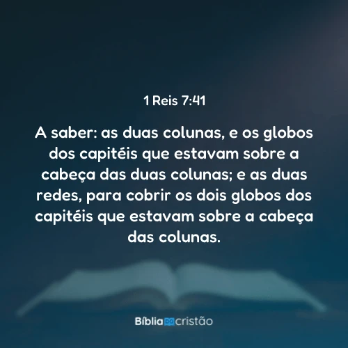 1 Reis 7:41