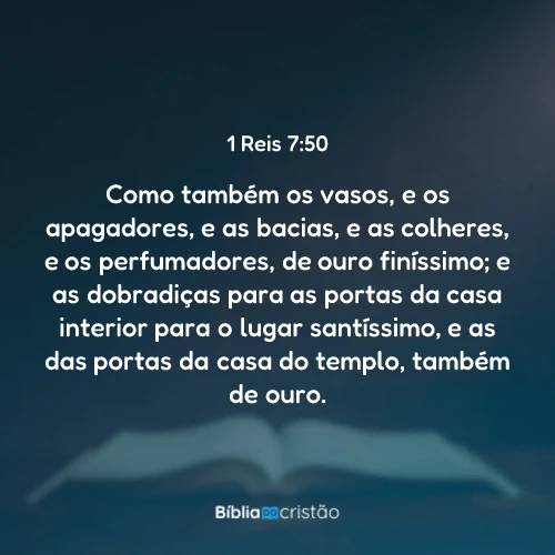 1 Reis 7:50