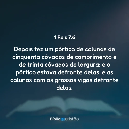 1 Reis 7:6