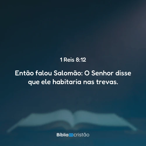 1 Reis 8:12