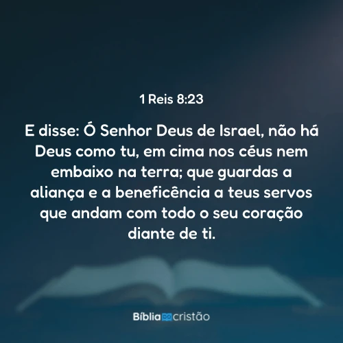 1 Reis 8:23