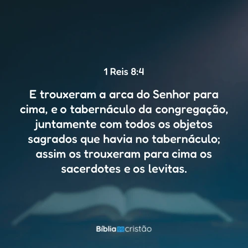 1 Reis 8:4