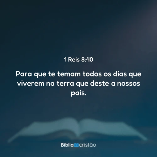 1 Reis 8:40