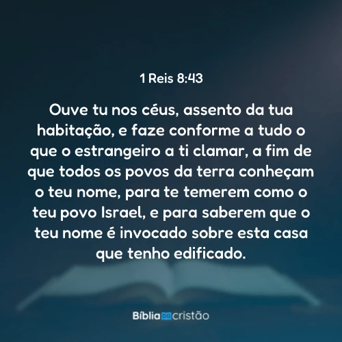 1 Reis 8:43
