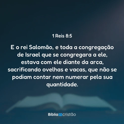 1 Reis 8:5