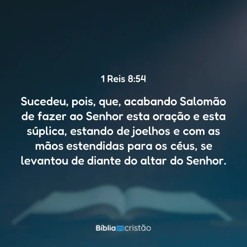 1 Reis 8:54