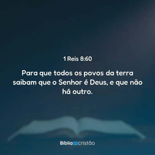 1 Reis 8:60