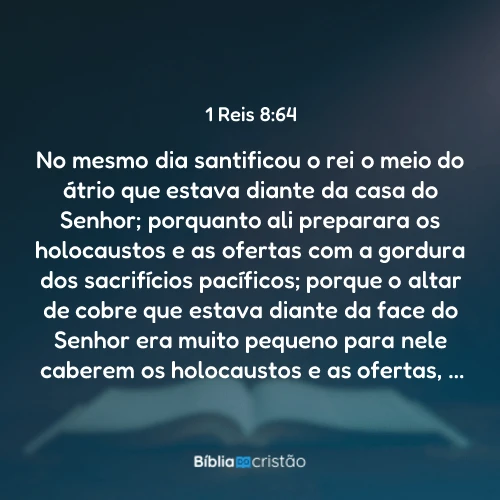 1 Reis 8:64