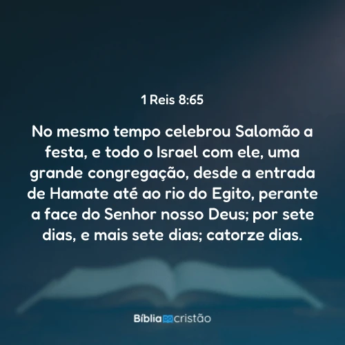 1 Reis 8:65