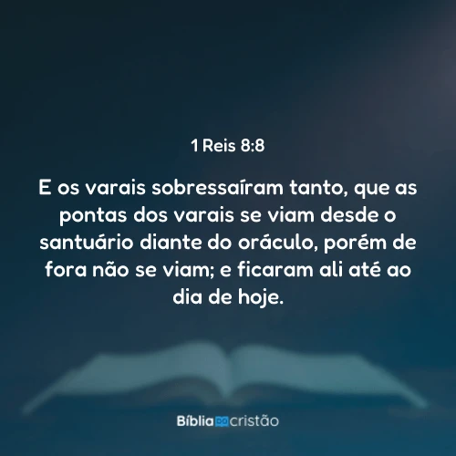 1 Reis 8:8