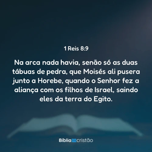 1 Reis 8:9