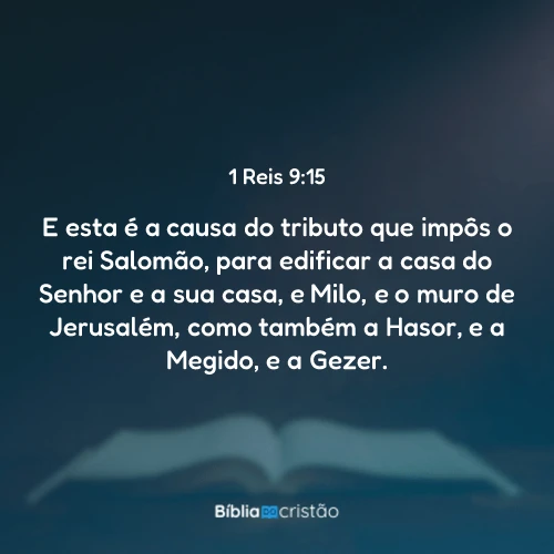 1 Reis 9:15