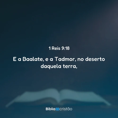1 Reis 9:18