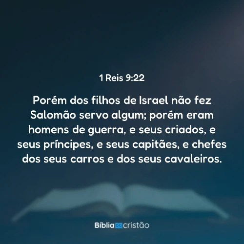 1 Reis 9:22