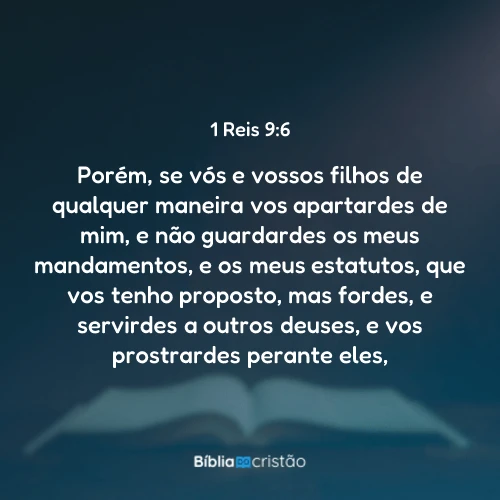 1 Reis 9:6