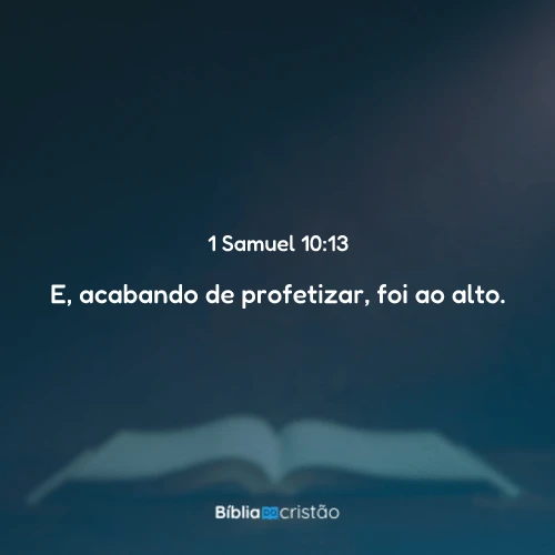 1 Samuel 10:13
