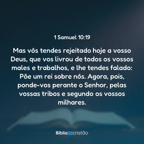 1 Samuel 10:19
