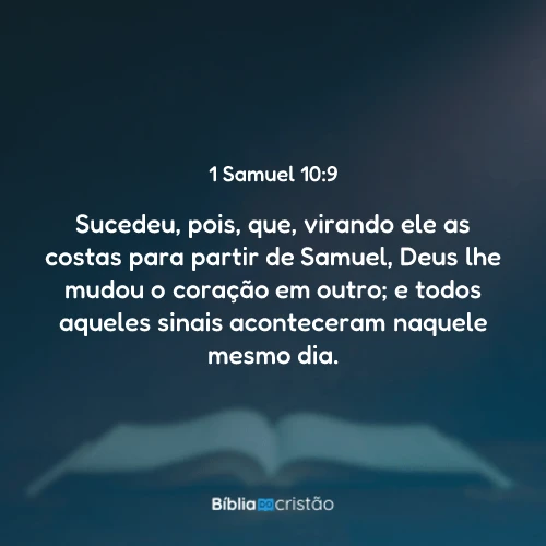 1 Samuel 10:9