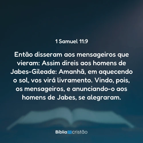 1 Samuel 11:9