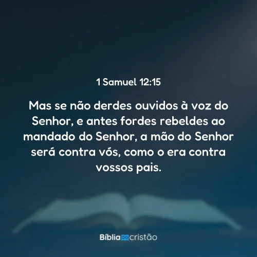 1 Samuel 12:15