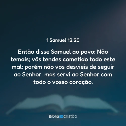 1 Samuel 12:20