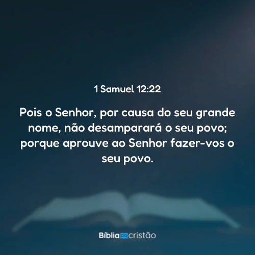 1 Samuel 12:22