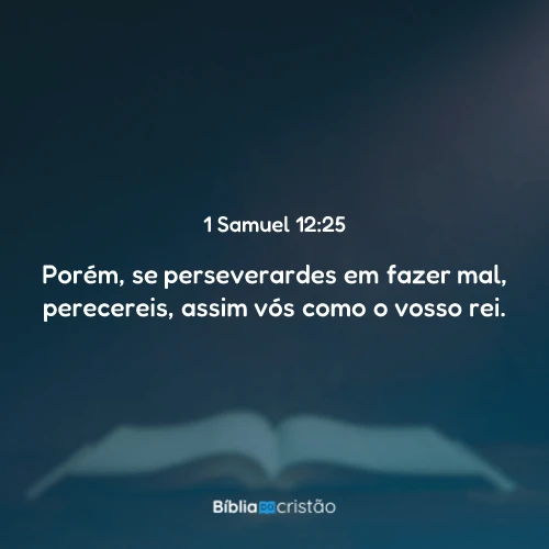 1 Samuel 12:25