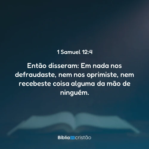 1 Samuel 12:4