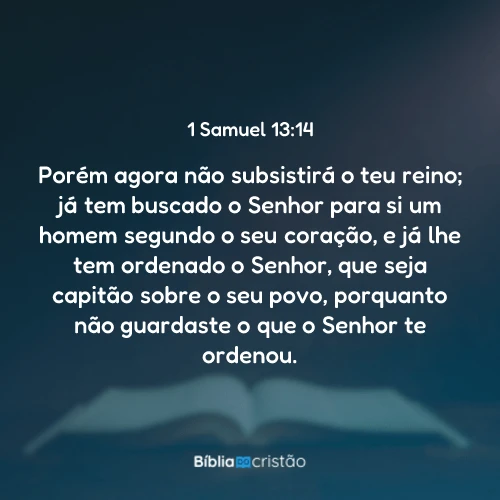 1 Samuel 13:14