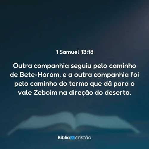 1 Samuel 13:18