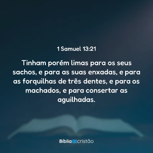 1 Samuel 13:21