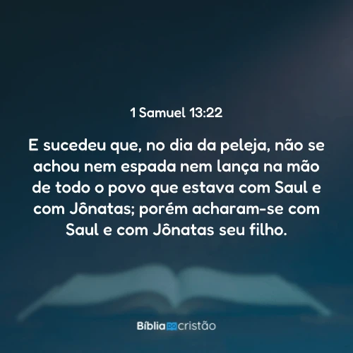 1 Samuel 13:22