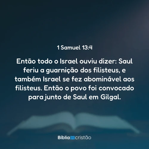 1 Samuel 13:4