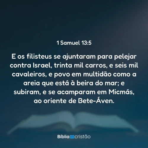 1 Samuel 13:5