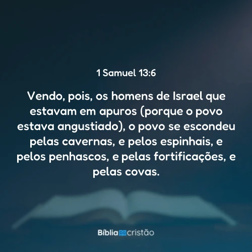 1 Samuel 13:6