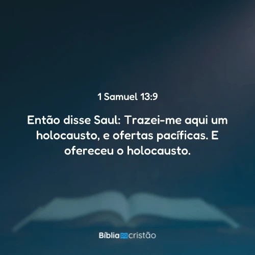 1 Samuel 13:9