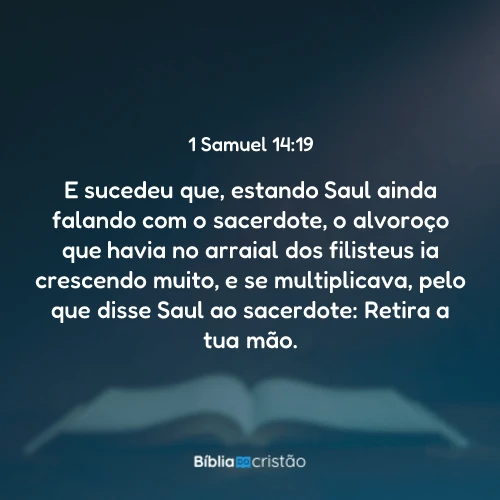 1 Samuel 14:19