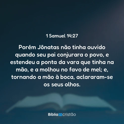 1 Samuel 14:27