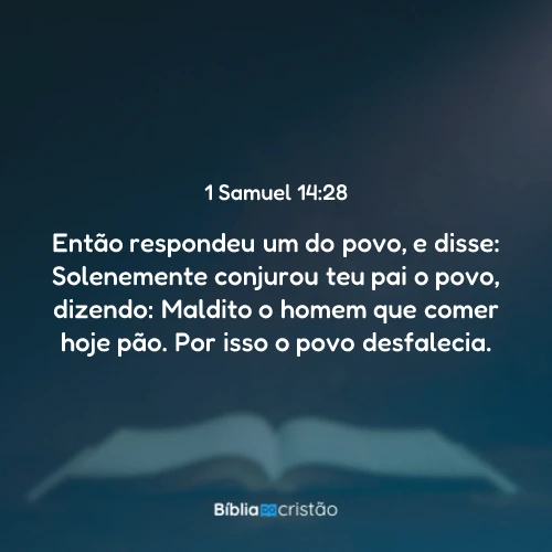 1 Samuel 14:28