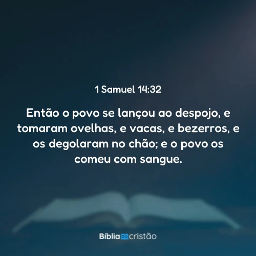 1 Samuel 14:32