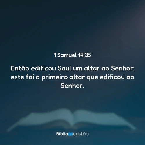 1 Samuel 14:35