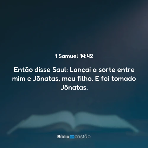 1 Samuel 14:42