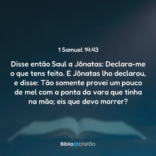 1 Samuel 14:43